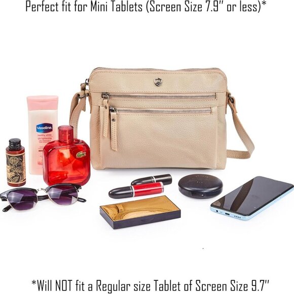 Real Leather Soft Crossbody Bags for Women Small Purse Trendy Shoulder Sling Tra - Picture 2 of 6